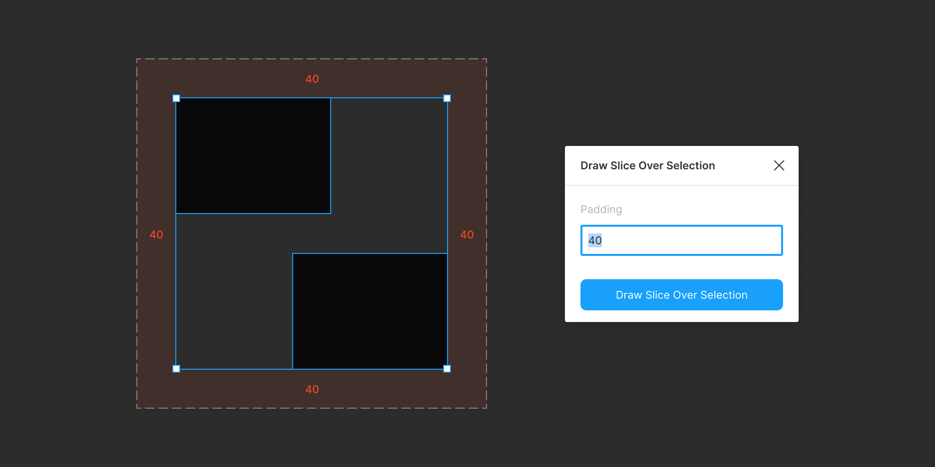 Draw Slice Over Selection