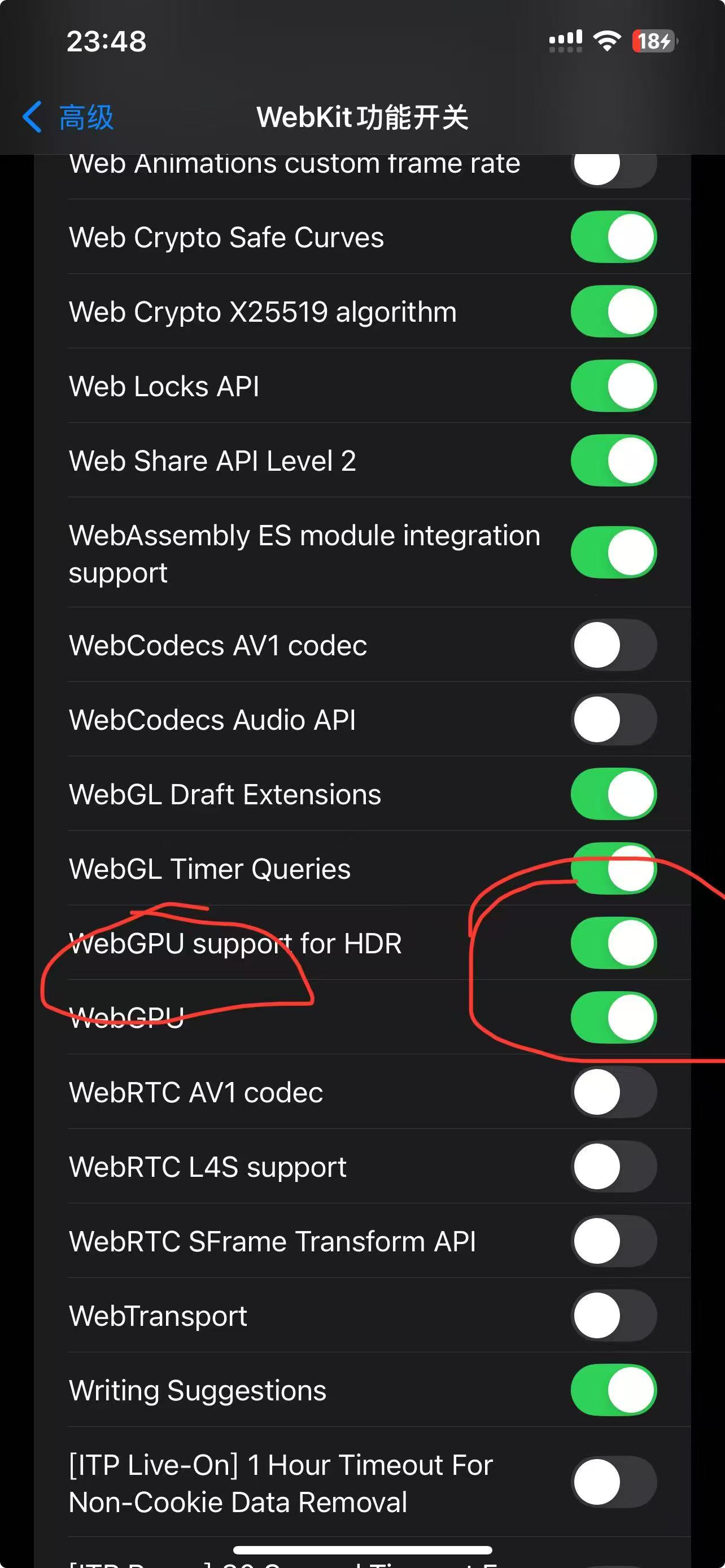 iOS Safari 开启 WebGPU 指引