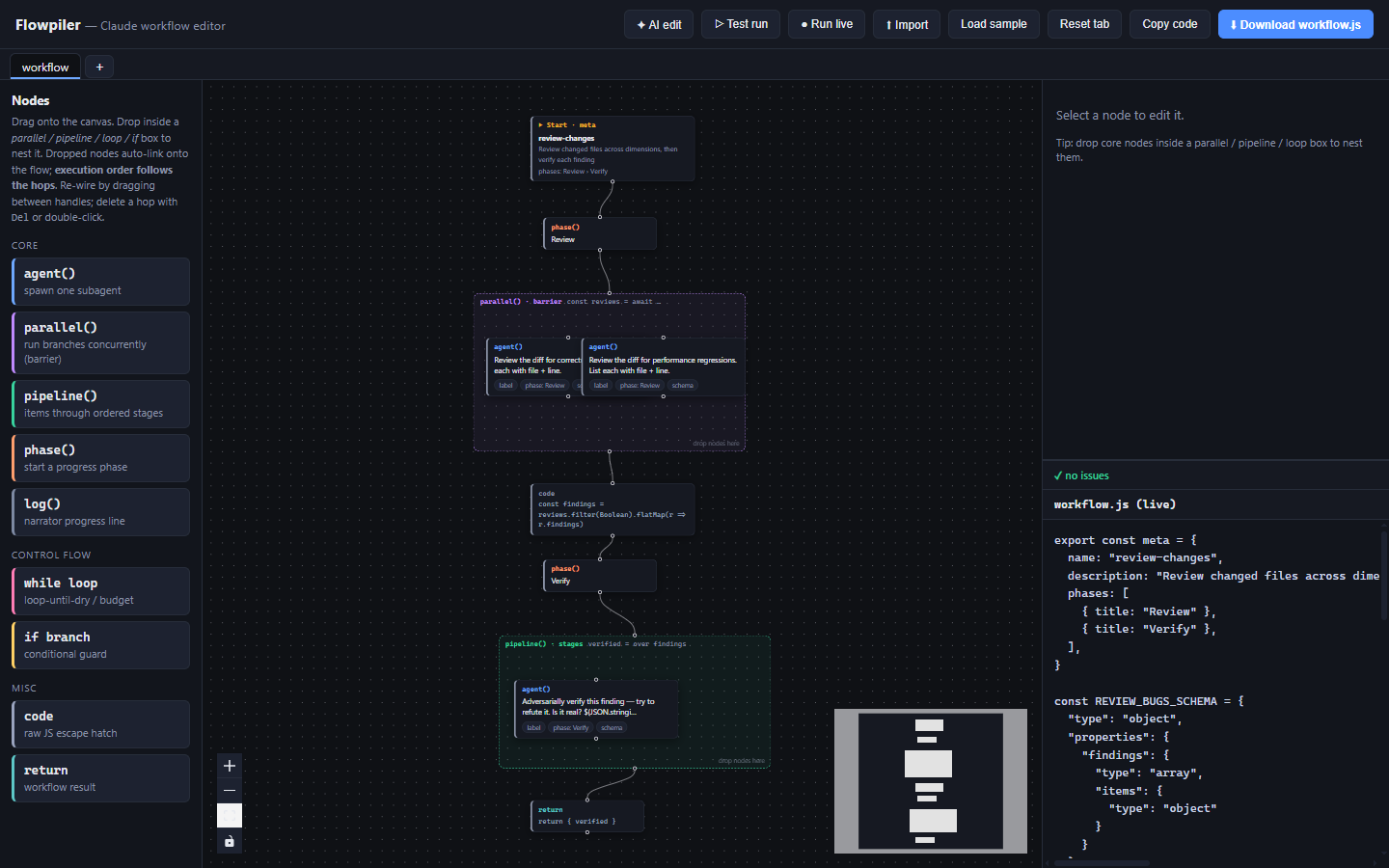 Flowpiler overview