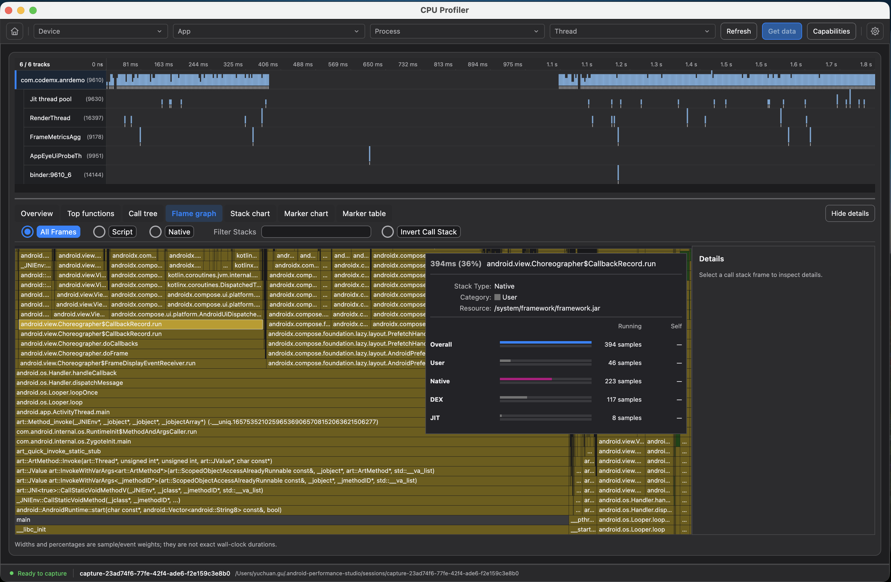 CPU Profiler