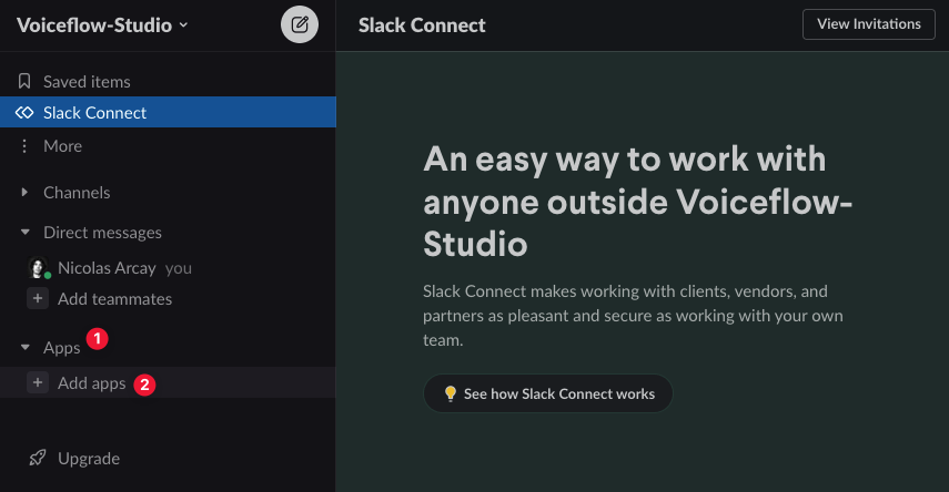 Create a new Slack app