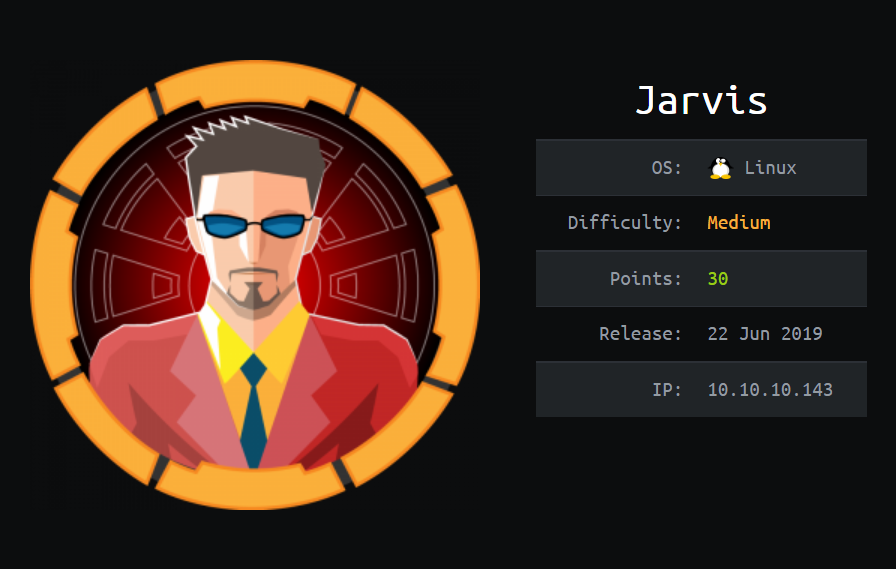 HackTheBox - Jarvis image