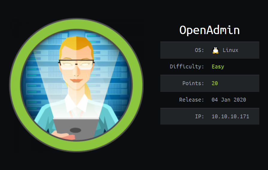HackTheBox - OpenAdmin image