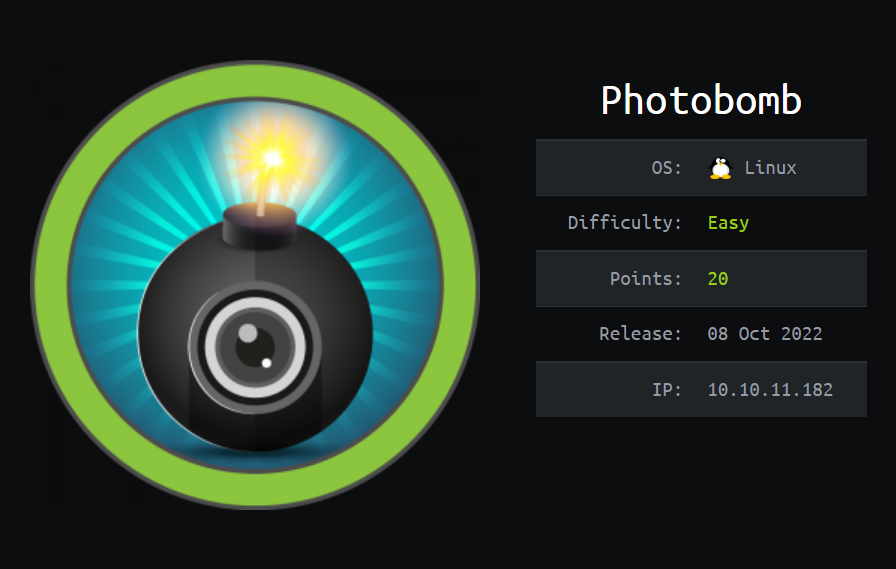 HackTheBox - Photobomb image
