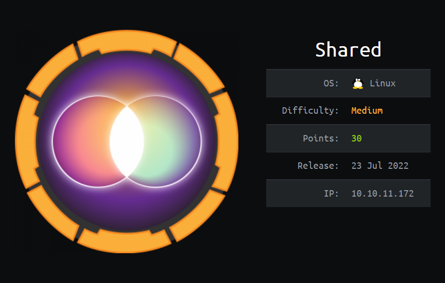 HackTheBox - Shared image