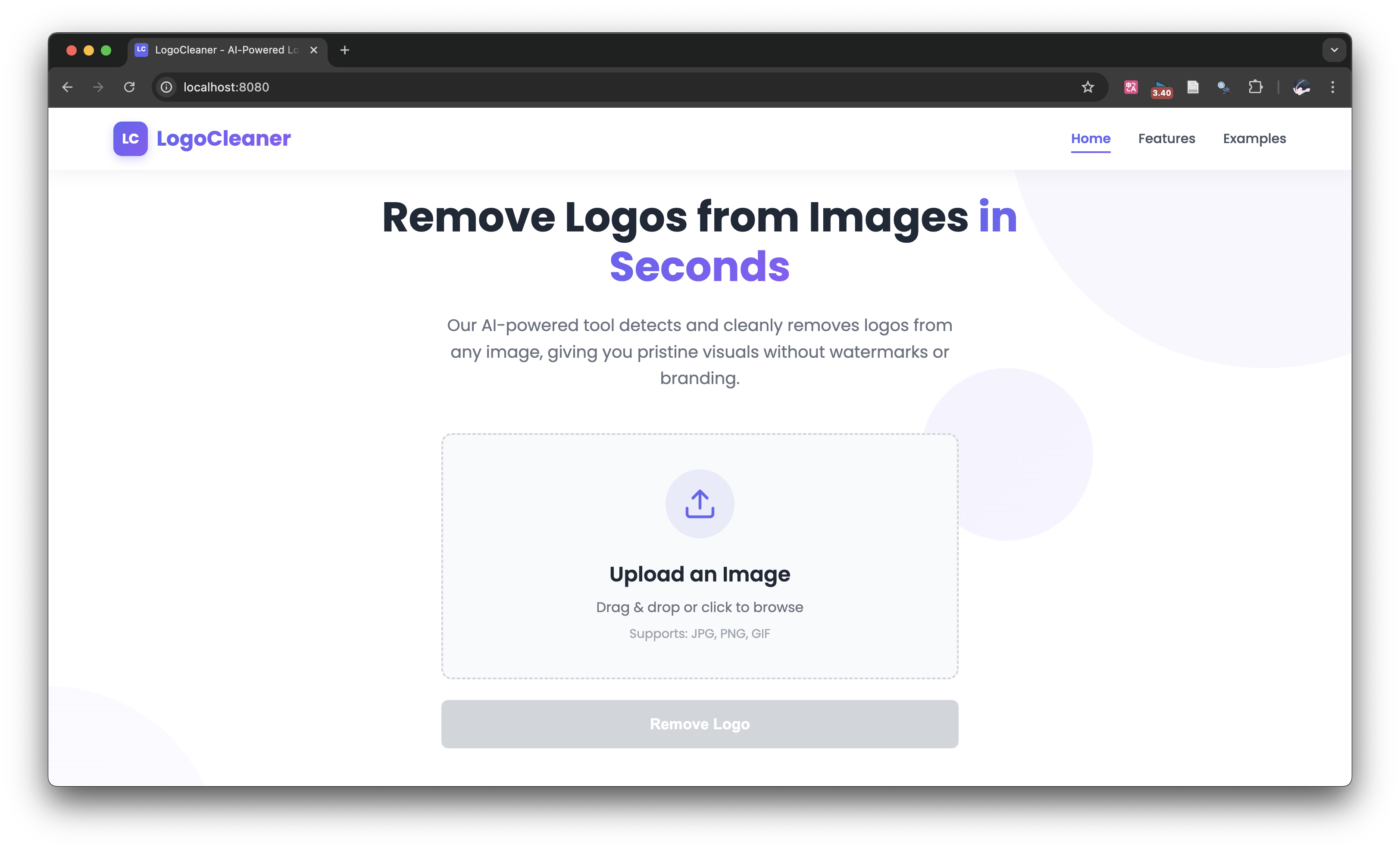 Upload Interface