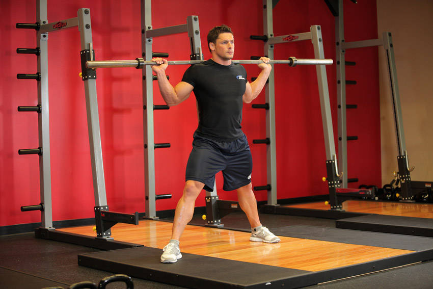 Barbell Side Split Squat exercise