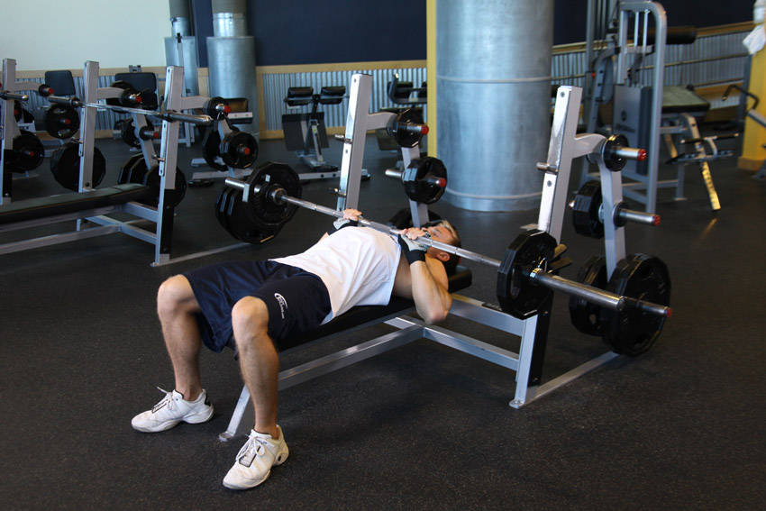 Close-Grip Barbell Bench Press exercise