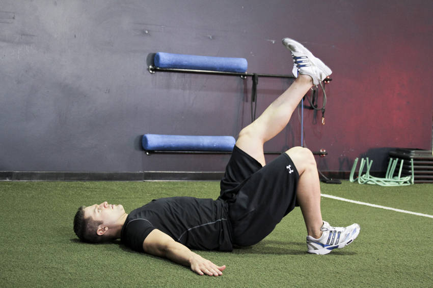 Single Leg Glute Bridge exercise