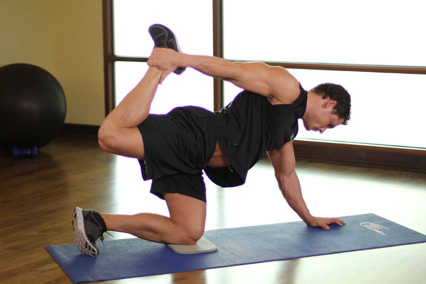 All Fours Quad Stretch reference position 2