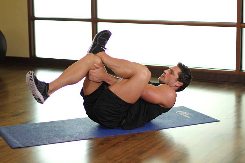 Ankle On The Knee reference position 2