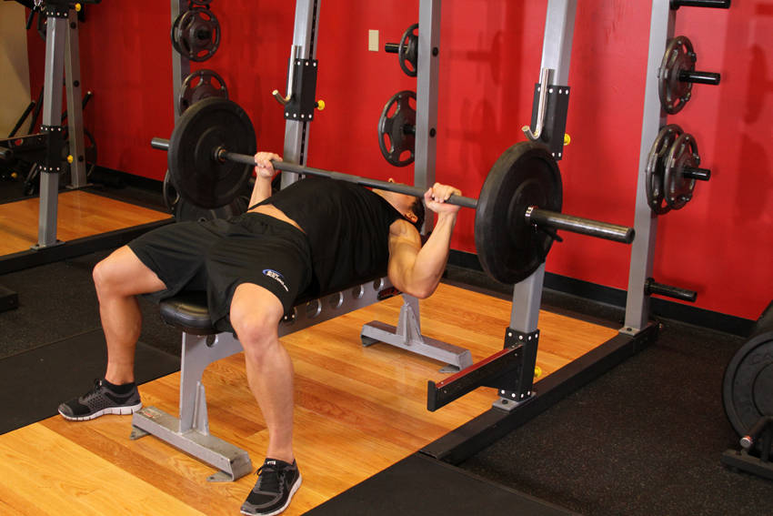Barbell Bench Press - Medium Grip reference position 2
