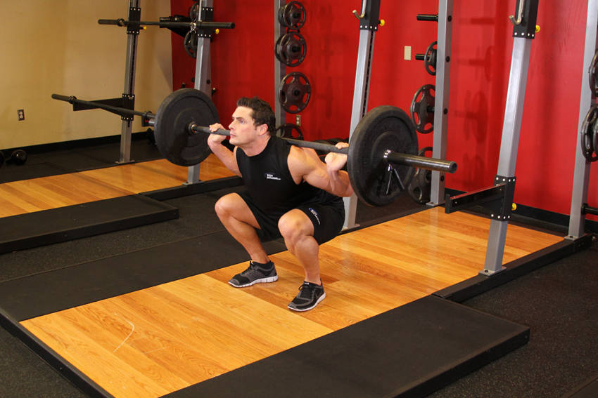 Barbell Full Squat reference position 2
