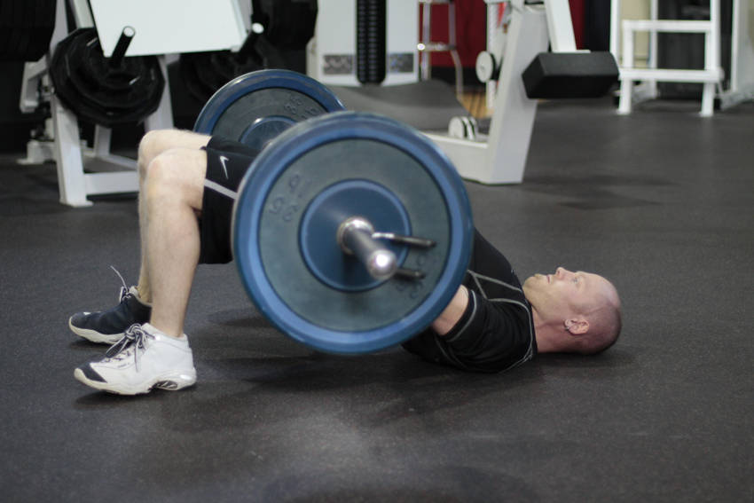 Barbell Glute Bridge reference position 2