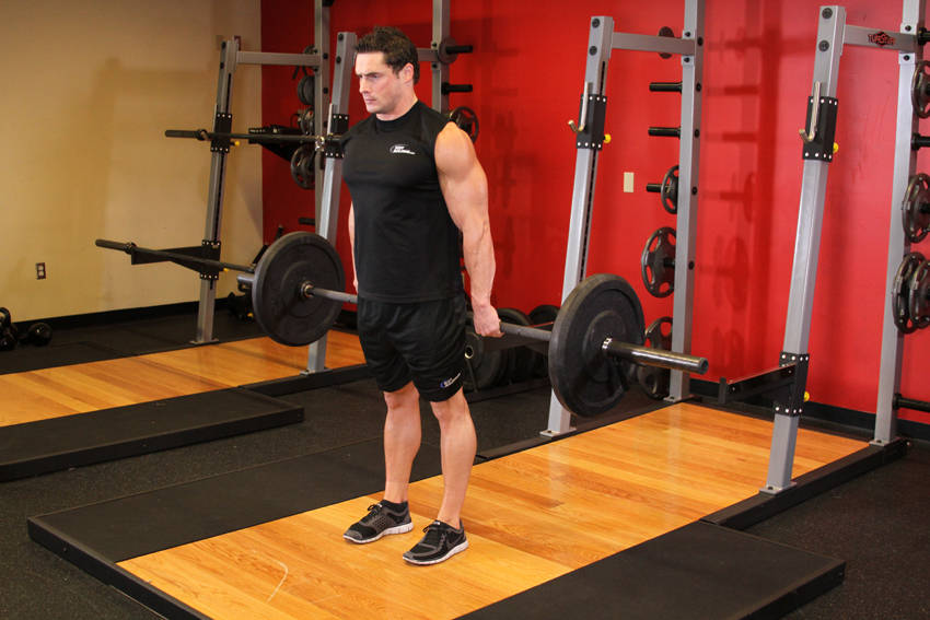 Barbell Hack Squat reference position 2