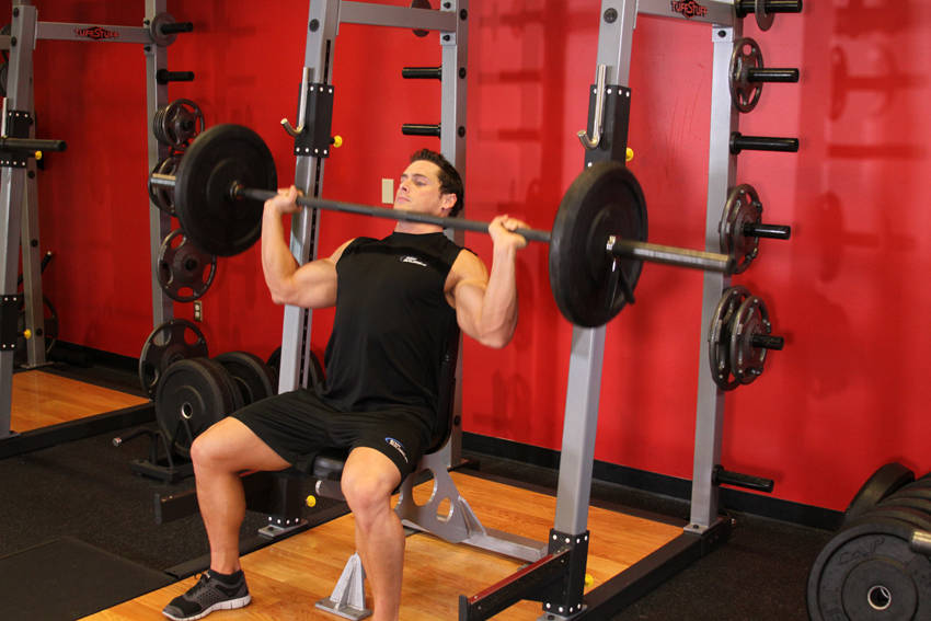 Barbell Shoulder Press reference position 2