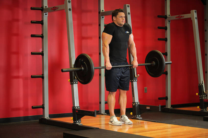 Barbell Shrug reference position 2