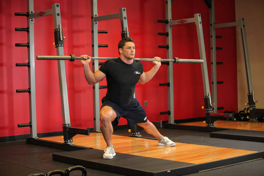 Barbell Side Split Squat reference position 2