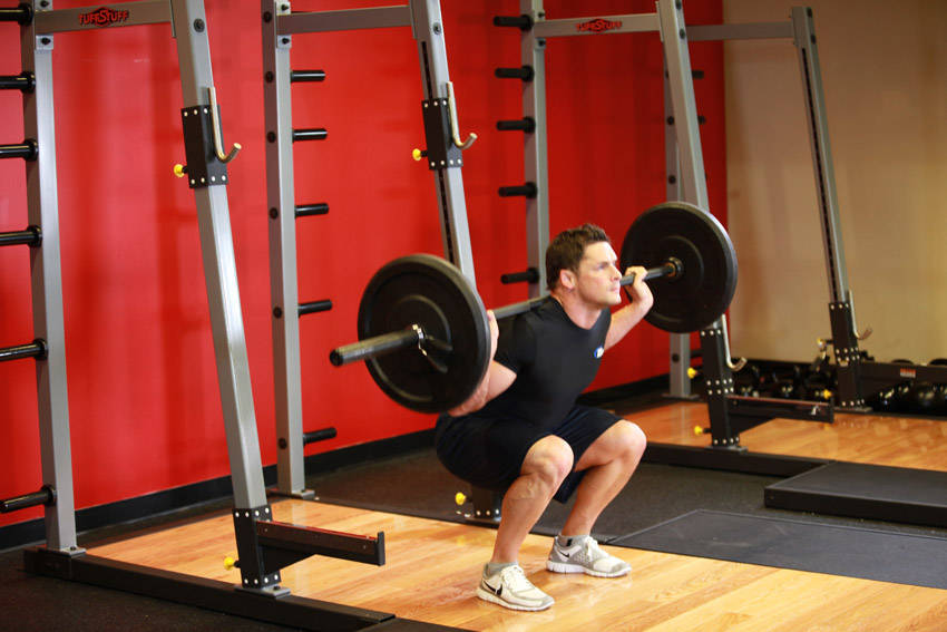 Barbell Squat reference position 2