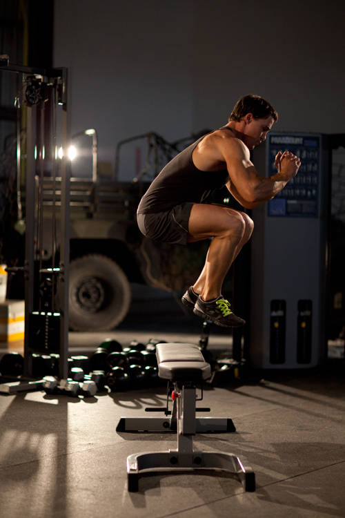 Bench Jump reference position 2