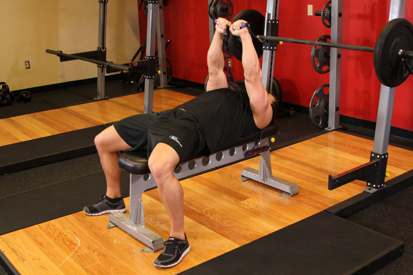 Bench Press - With Bands reference position 2