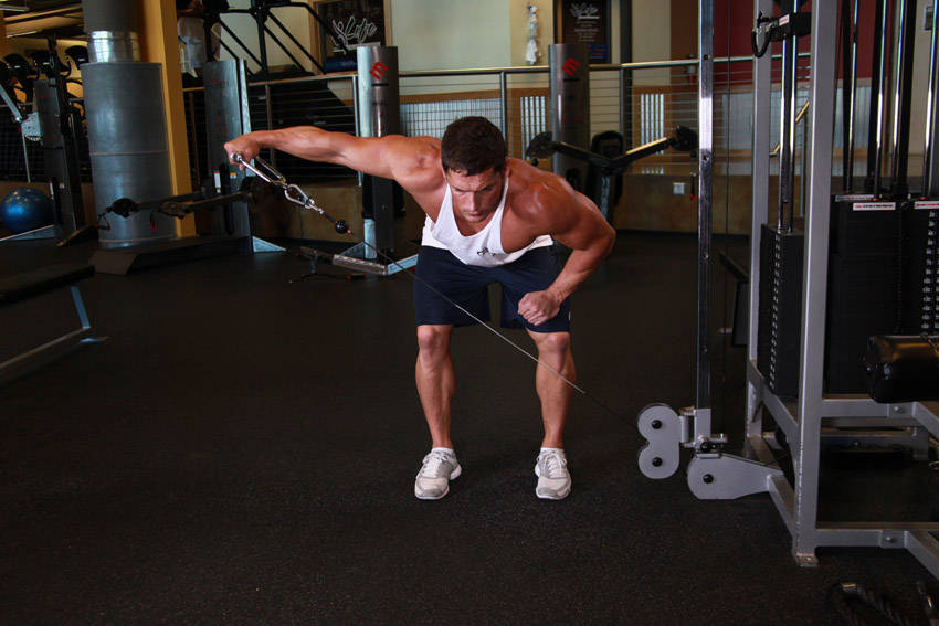 Bent Over Low-Pulley Side Lateral reference position 2