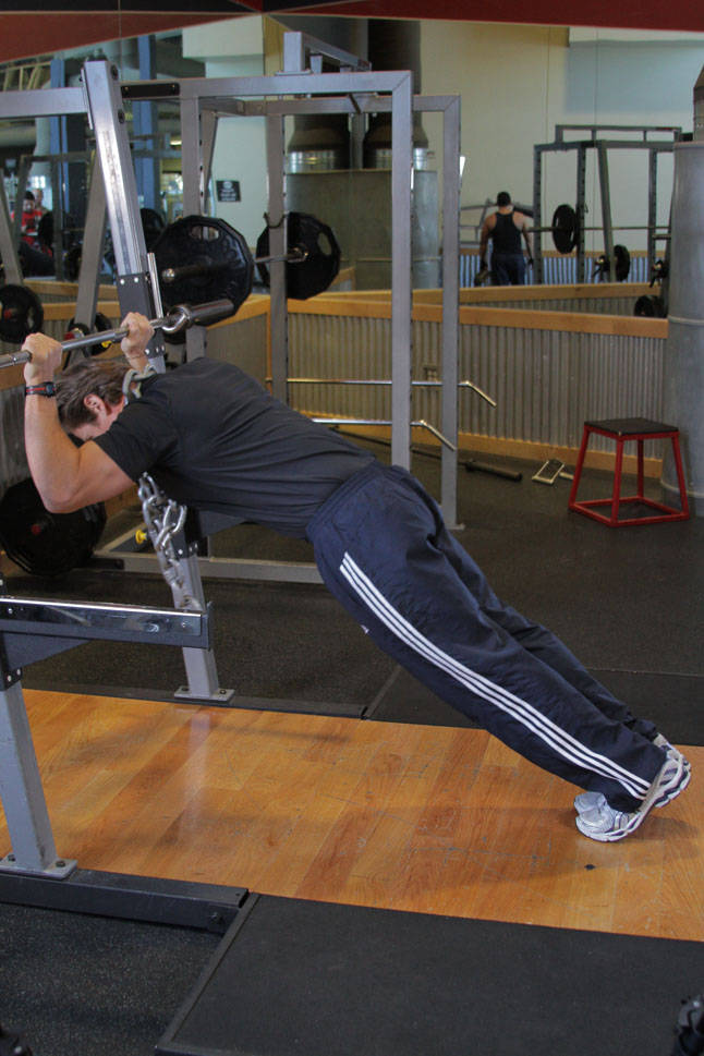 Body Tricep Press reference position 2