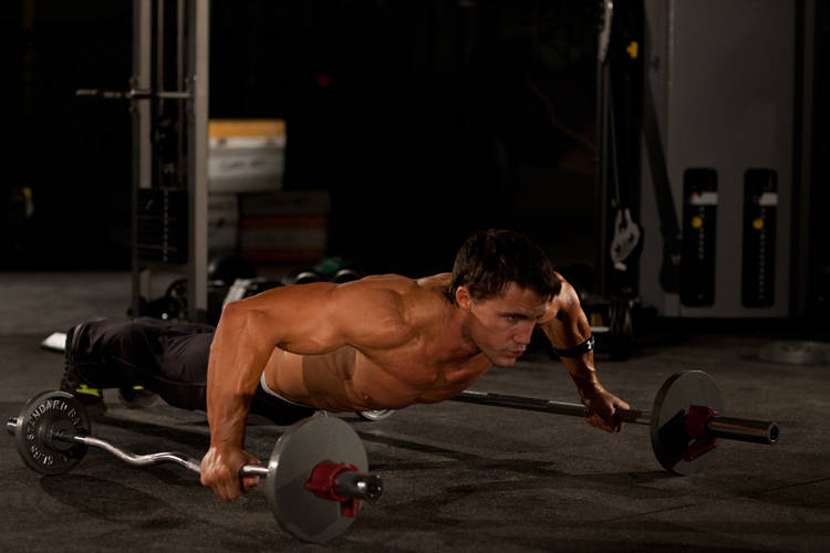 Bodyweight Flyes reference position 2