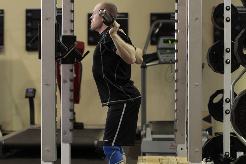 Box Squat reference position 1