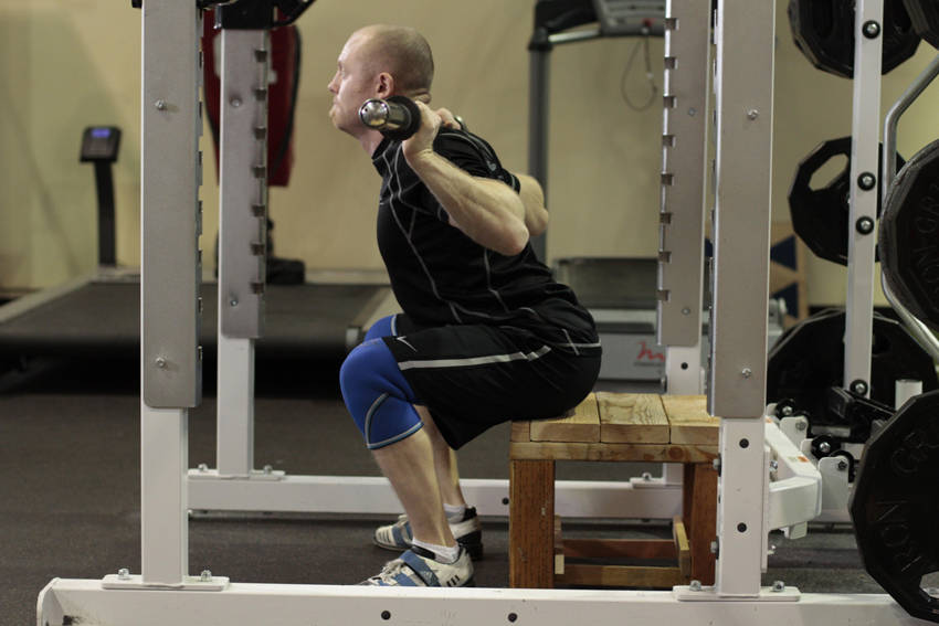 Box Squat reference position 2