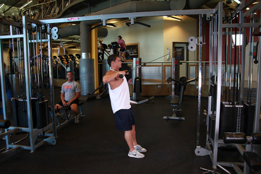 Cable Rope Rear-Delt Rows reference position 2