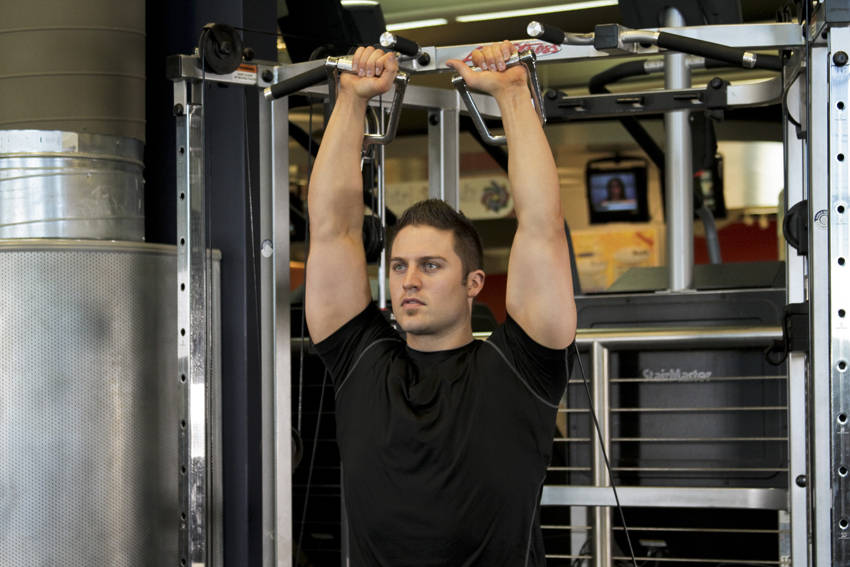 Cable Shoulder Press reference position 2