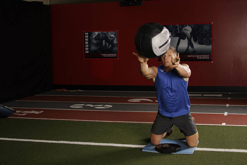 Chest Push (single response) reference position 2
