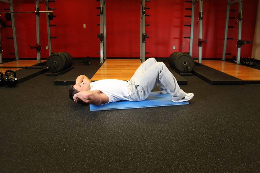 Crunches reference position 1