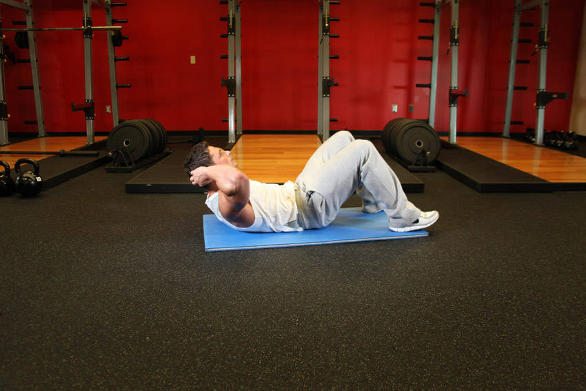 Crunches reference position 2