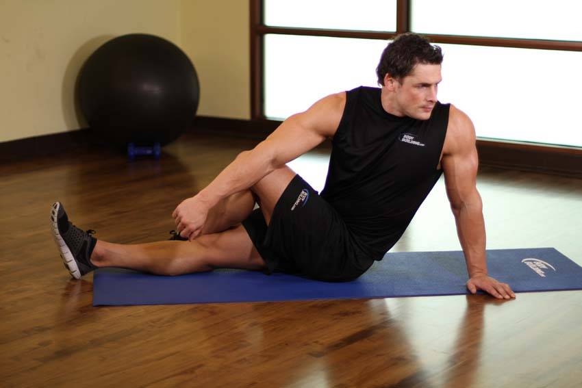Dancer's Stretch reference position 2