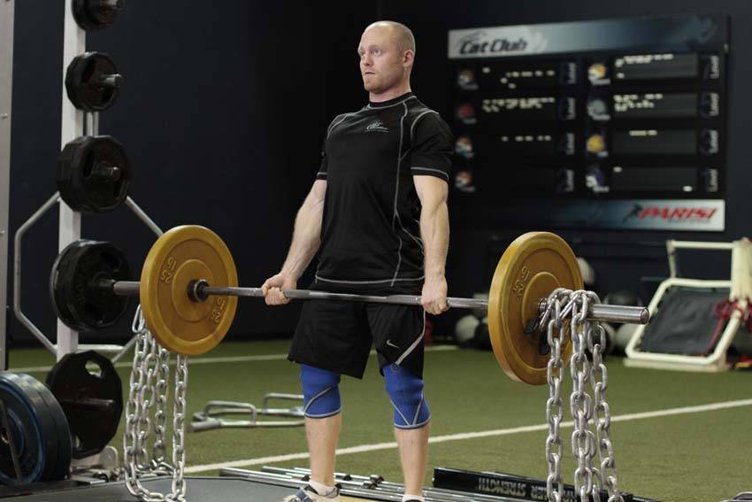 Deadlift with Chains reference position 2