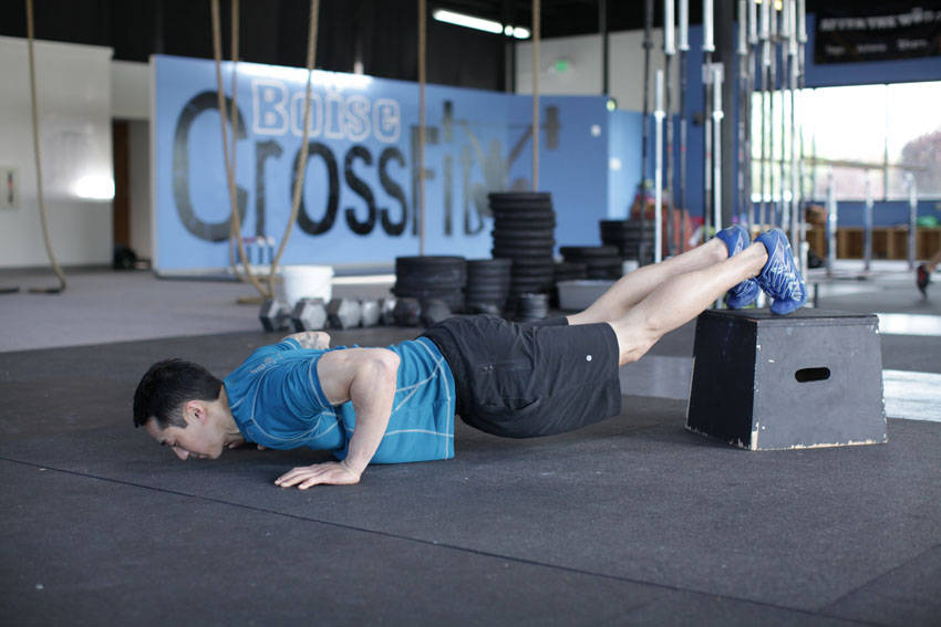 Decline Push-Up reference position 2