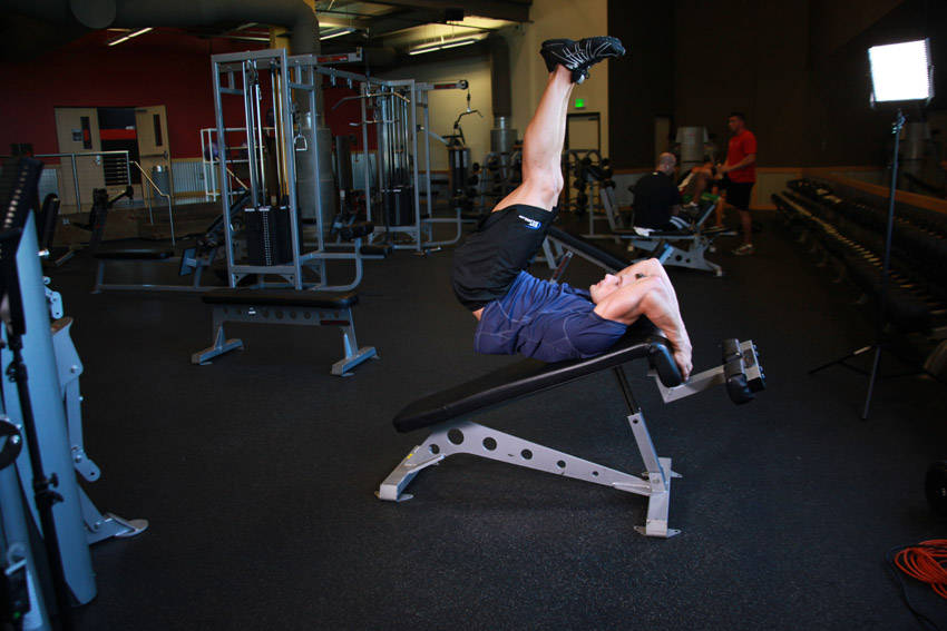 Decline Reverse Crunch reference position 2