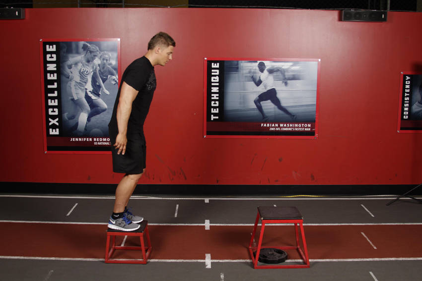 Depth Jump Leap reference position 1