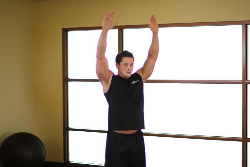 Dynamic Back Stretch reference position 2