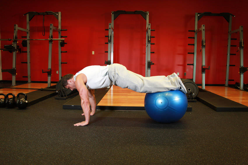 Exercise Ball Pull-In reference position 1