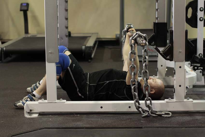 Floor Press with Chains reference position 1
