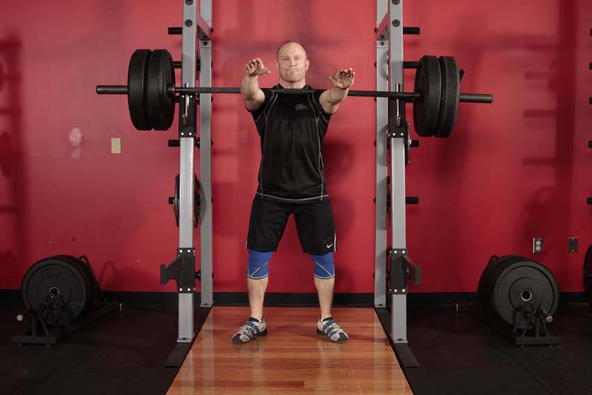 Frankenstein Squat reference position 1