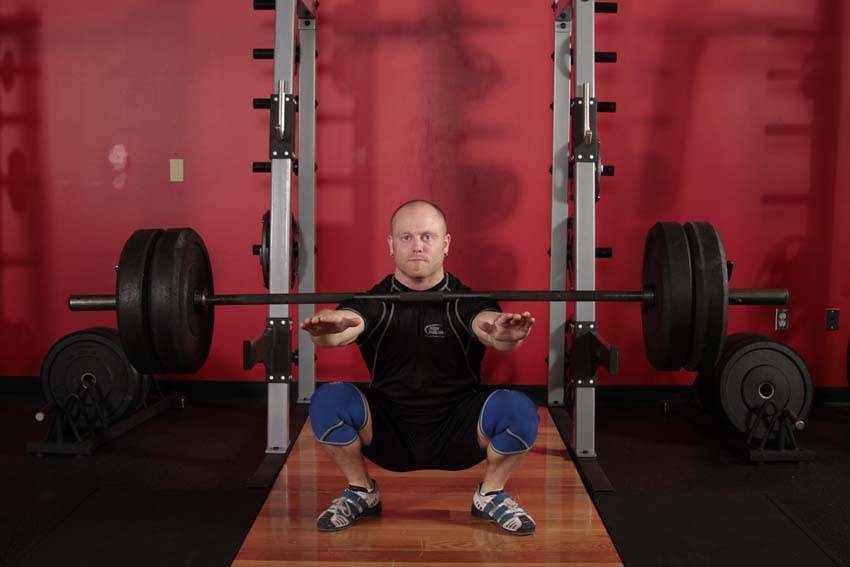 Frankenstein Squat reference position 2