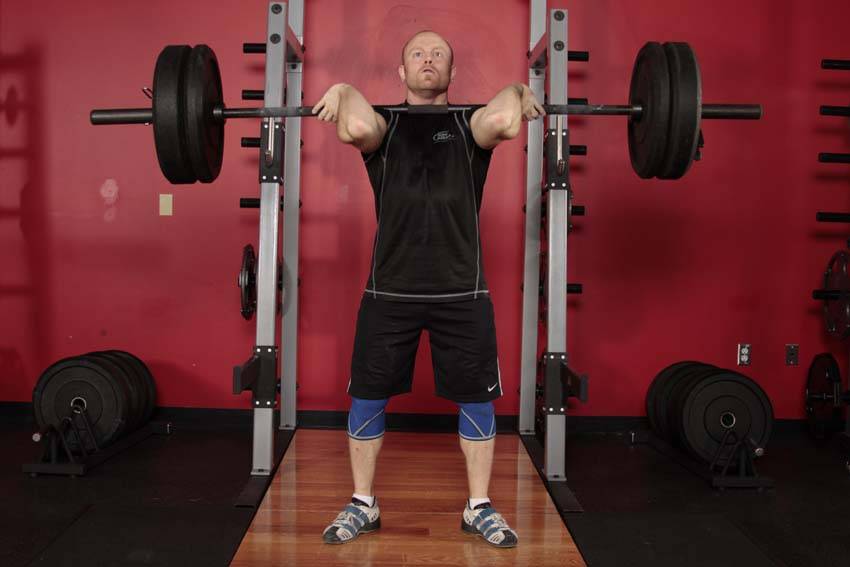 Front Squat (Clean Grip) reference position 1