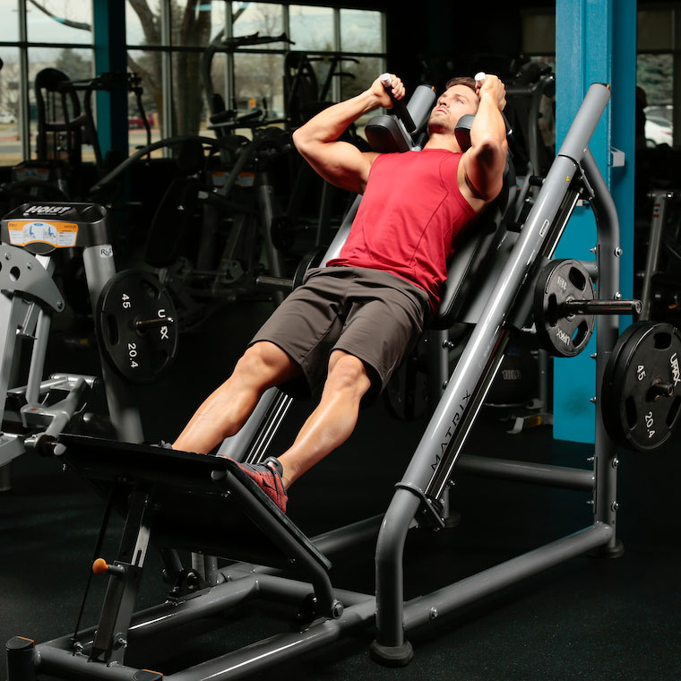 Hack Squat reference position 1