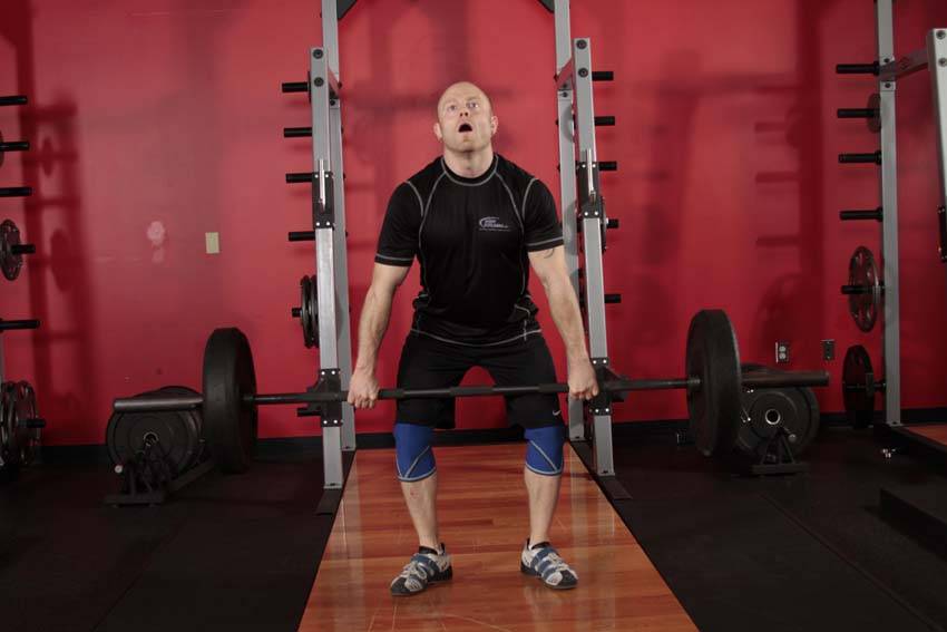 Hang Clean reference position 2